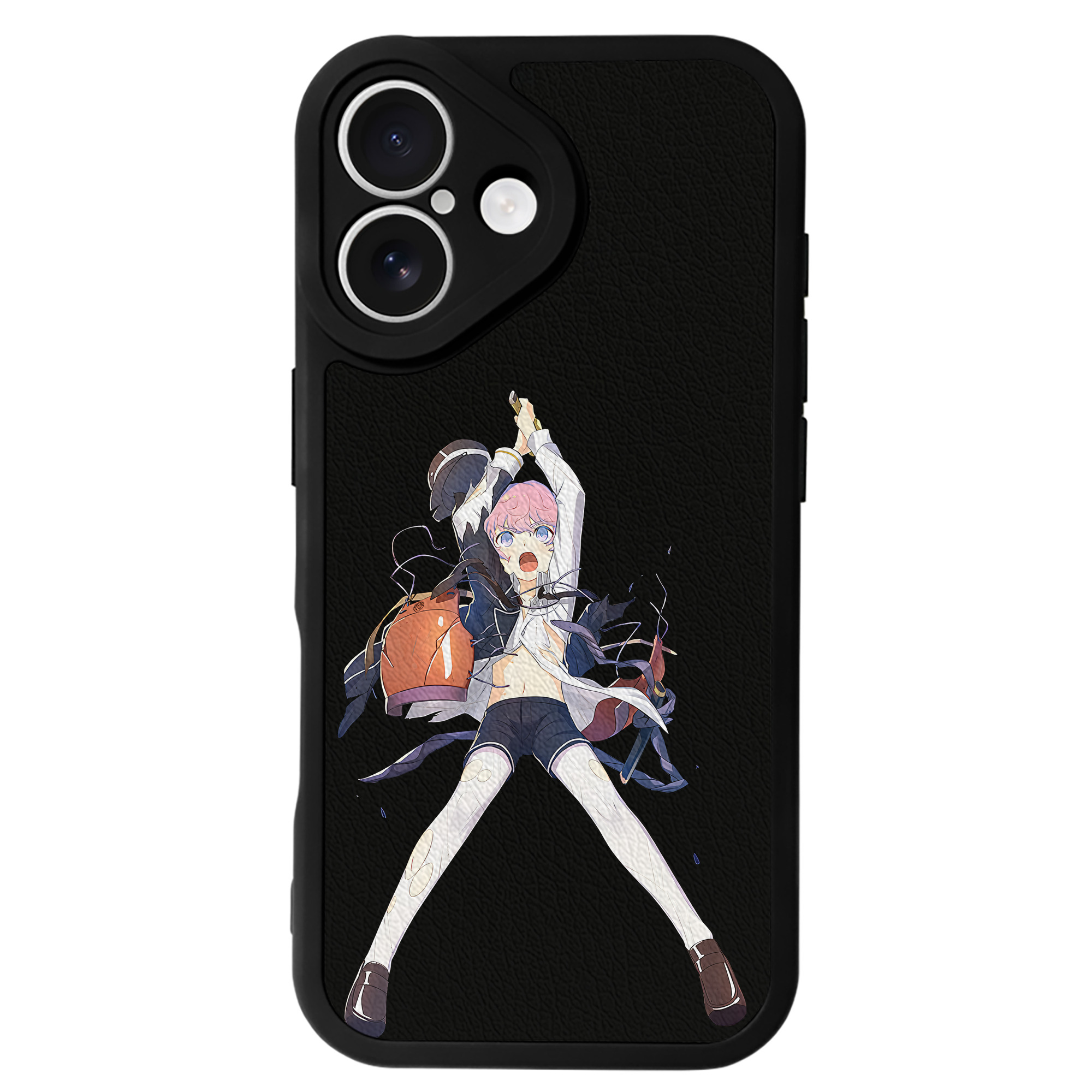 （画像用） 刀剣乱舞 Touken Ranbu 【iPhone 16シリーズ対応】シリコンスマホケース（レザー調） 材質：シリコン
